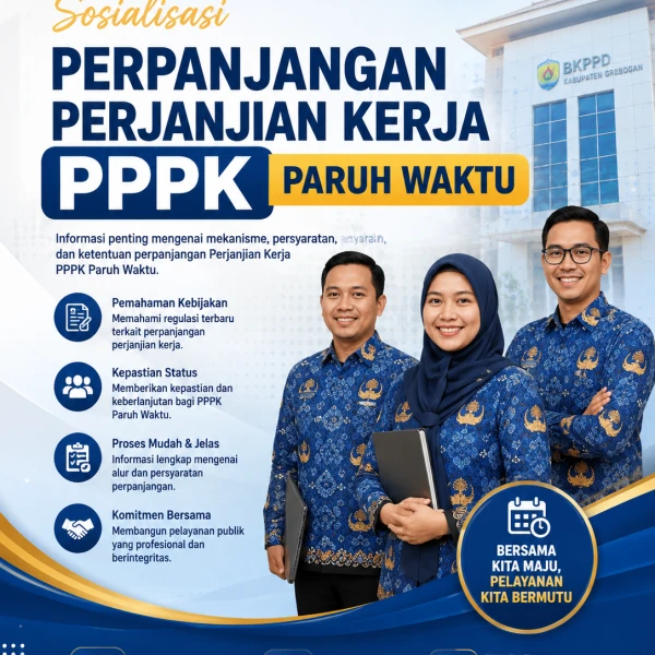 Sosialisasi Perpanjangan Perjanjian Kerja PPPK Paruh Waktu